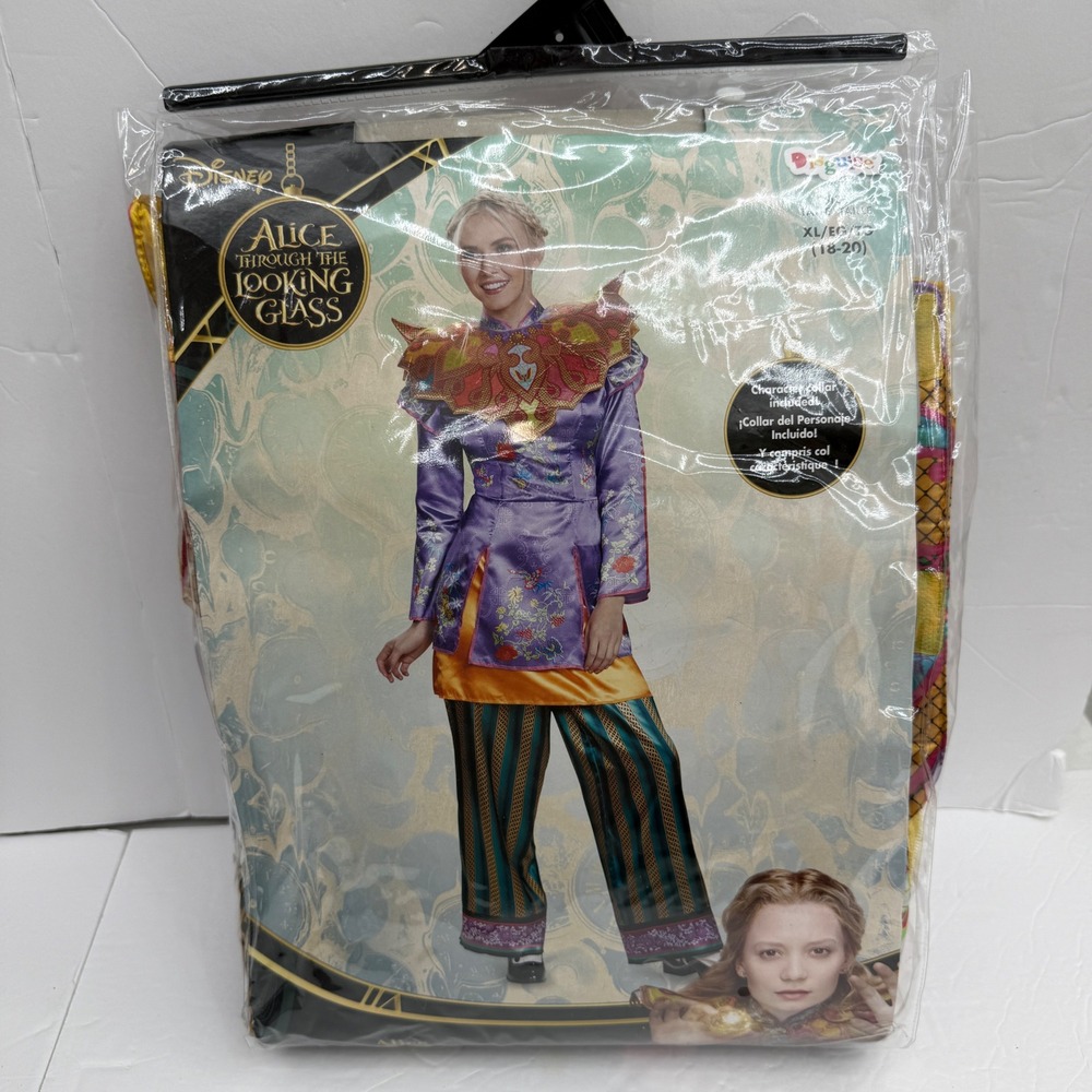 Disguise Alice Through the Looking Glass Costume Adult XL 18-20 Outfit